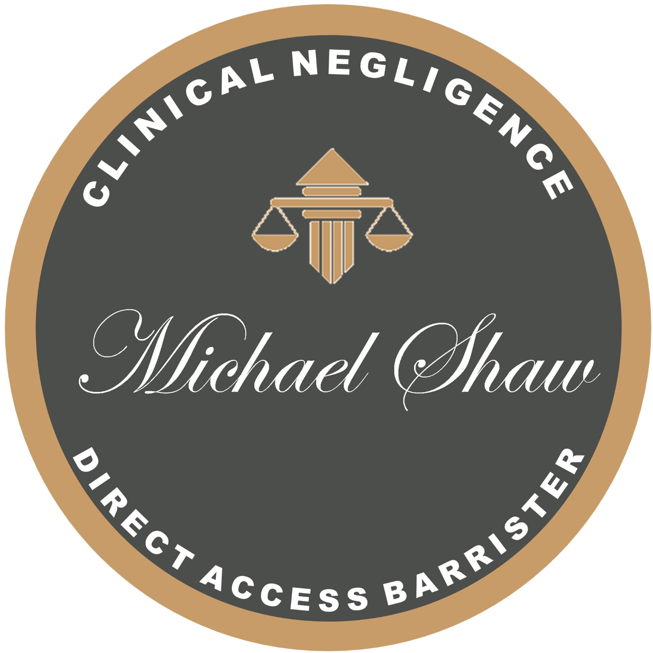 Michael Shaw - Direct Access Barrister - Logo - Transparent back - 09.05.24